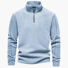 Claude | Exklusiver Fleecepullover – Hellblau