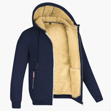 Kapuzen Winterjacke für Herren – Marineblau