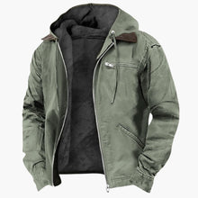 Wetterfeste Outdoorjacke für Herren – Armeegrün
