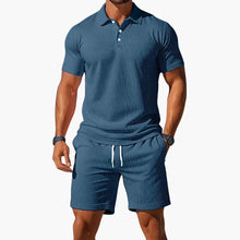 Chamikara - Elegantes Polo Set – Blau