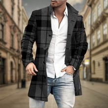 Urban Edge Maßgeschneiderter Mantel für Männer – Schwarz