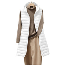 Bequeme Lange Damen Bodywarmer - Rianne – Weiß
