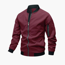 Dennis | Bomberjacke für Herren – Bordeaux