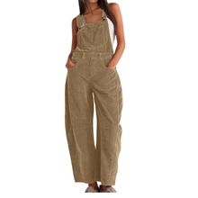 ETHEL™ – Schicker weiter Bein Overall – Braun