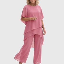 ELARA | Fließendes Palazzo Set für eleganten Komfort und Stil – Sanftes Rosa