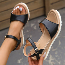 Orthopik - Orthopädische Sandalen mit Knöchelschnalle – Schwarz