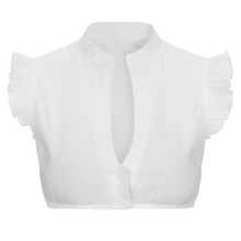 Sharla - Elegante Bluse für das Oktoberfest – Weiß