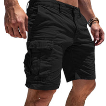 THARNULF | STILVOLLE HERREN-CARGO-SHORTS – Schwarz