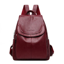 Adie - Sicherer Anti-Diebstahl Rucksack für Reisen & Pendeln – Burgund