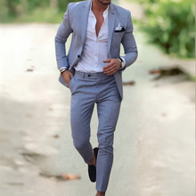 Danilo™ - Eleganter Herren Anzug (Sakko+Hose) – Grau (ausverkauft)