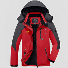 Febous - Trendige Winterjacke für Herren – Rot