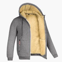 Erik | Fleece-Kapuzenpullover für Männer – Grau