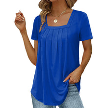 Lauren® | Elegante Plisseebluse – Blau