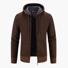 Stefan | Hochwertige Winterjacke mit Kapuze – Braun