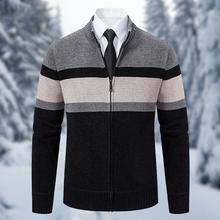 CESAR™ PULLOVER MIT STEHKRAGEN – Schwarz Grau