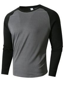 Langärmliges Thermoshirt – John – Grau