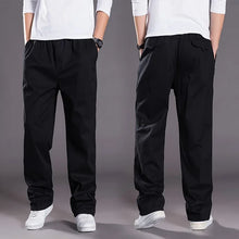 Conrad - Elastische Taille Gerade Herren Cargo-Hose – Schwarz