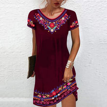 Mystica - Elegantes Zeitloses Damen Kleid – Weinrot