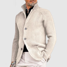 KOMFORT STRICKJACKE – Beige