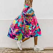 Margarita® | Übergroßes Kleid mit Blumendruck – Stil 1