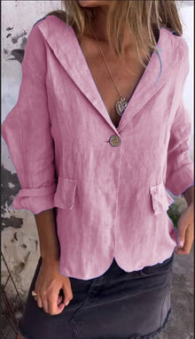 Ellie™ | Minimalistischer Blazer – Pink