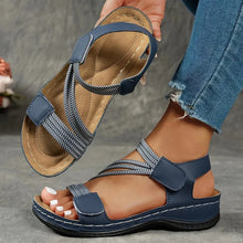 Rania – Leichte Sommersandalen Mit Verstellbaren Riemen – Blau