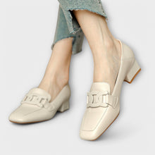 Pauline | Damen Pantoffel – Bequeme Hausschuhe Komfort – Beige