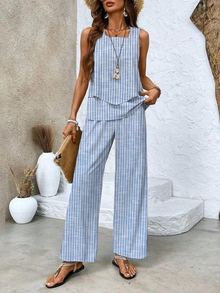 Noor | Zweiteilige Sommer-Set – Gestreift