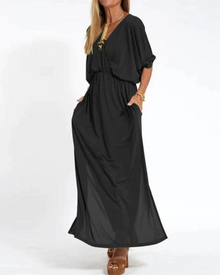 Marlischa | Atemaktives Sommerkleid – Schwarz