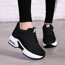 Lässige Atmungsaktive Stricksneaker für Damen | Perfekt für Alltag – Schwarz und Weiß