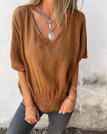 Lola® | Lässiges Sommer-Top – Braun