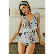 Joy | Buntes Spitzen-V-Ausschnitt Bikini – Bunt