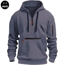 FRED - eleganter und bequemer Kapuzenpullover – Grau
