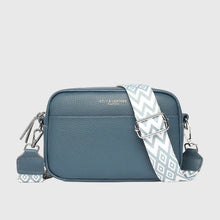 Giulia™ | Leder Schultertasche – Blau