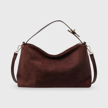 Vegane Wildleder Tote Bag Damen – Wasserdichte Handtasche für Laptop & Alltag – Braun