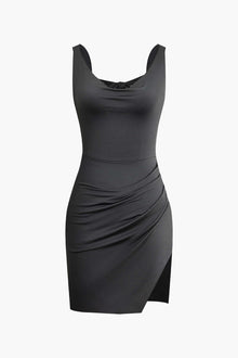 Amara | Tie-Back Bodycon Minikleid – Sinnliche Silhouette für besondere Anlässe – Schwarz