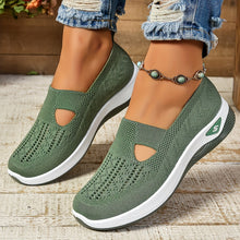 Yalia - Gepolsterte Walkingschuhe – Grün