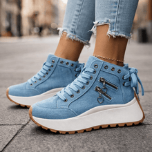 Frieda – Street Chunk Sneaker – Blau