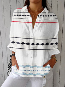 Thyra | Nordisches Harmonie-Shirt – Weiß