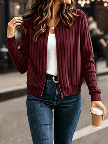 Nalia – Strickjacke Mit Einem Ärmel – Rot