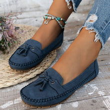 Frida | Bequeme weiche Mokassins – Blau