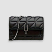 Elegante Damen-Umhängetasche mit Kette - Ivette – Schwarz