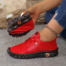 Hilga – Turnschuh Mit Schnürung Und Flexibler Sohle – Rot