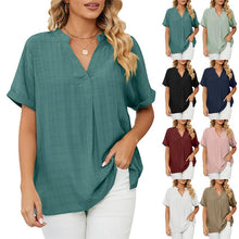 Raamah - klassische Bluse – Grün