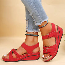 Edani  | Orthopädische Komfort-Sandalen – Rot