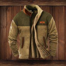 Outdoor Fleece Jacke | Warm Gefüttert | Weiche Struktur | Ideal für Abenteuer – Braun 2