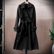 Tris - Gemütlicher Trenchcoat – Schwarz