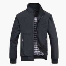 Slim Fit Bomberjacke für Herren – Schwarz