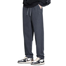 Couture - Herren-Hose mit Elastischem Bund – Dunkelgrau