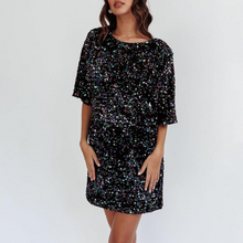 Victoria® | Paillettenkleid für Damen – Schwarz